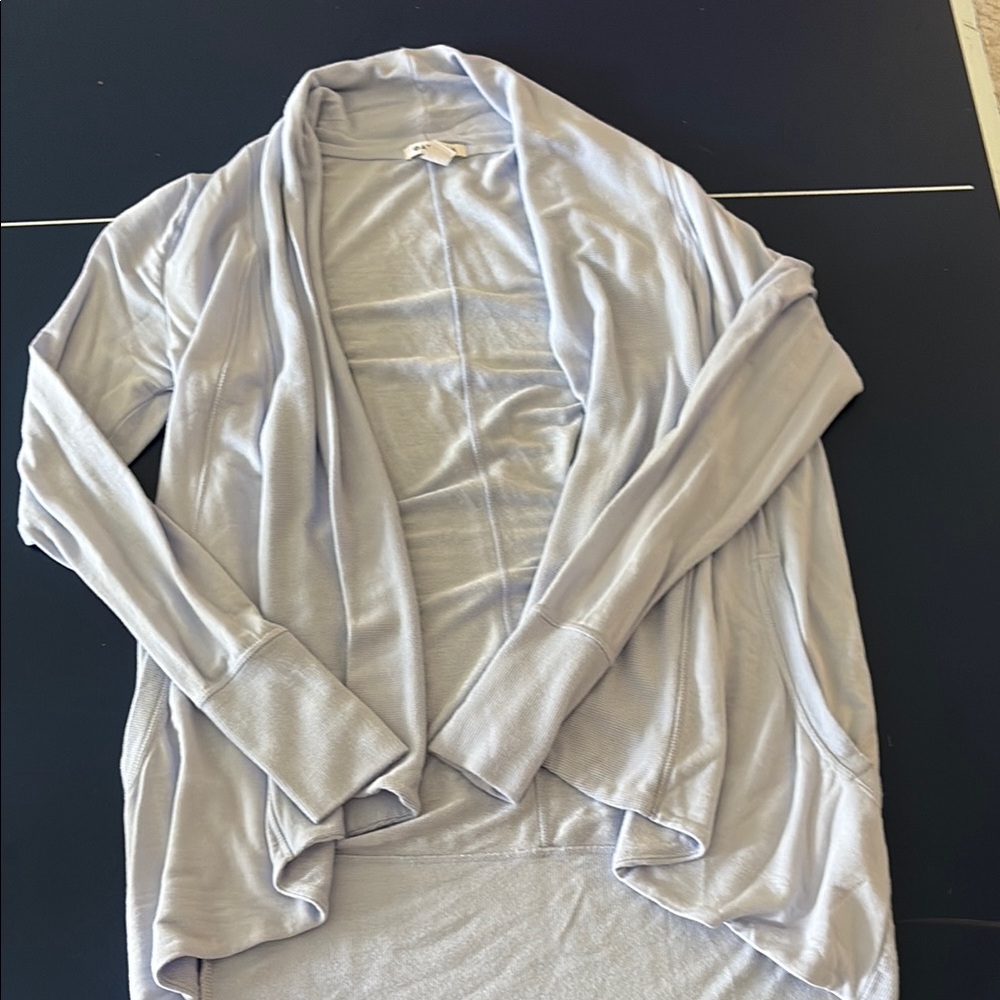 Athleta Lavender Knit Cardigan